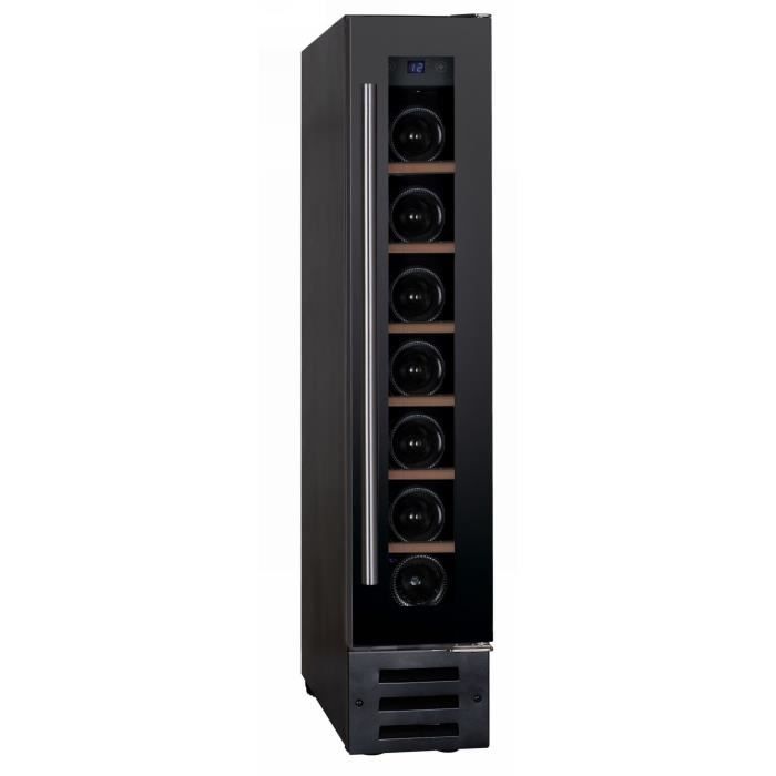 Cave a vin encastrable 7 bouteilles black series Cdiscount Electroménager