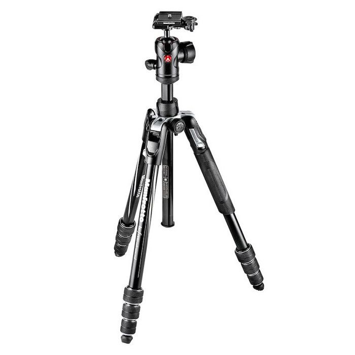 Manfrotto Befree Advanced MKBFRTA4BK-BH Trépied avec Manfrotto 494 Center Ball head