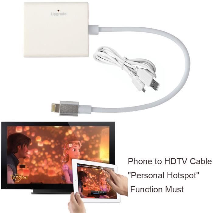VSHOP® Adaptateur iphone 5, 5s, 6, 6s, 6 plus, iPhone