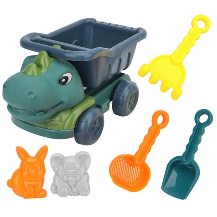 Kit Sable Magique Dinosaure – 1 Kg – 31 Accessoires – Bac à Couvercle – 3-8 Ans