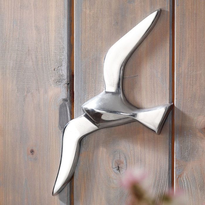 Décoration Murale En Métal – Oiseaux Sur Fond Floral, Ronde, Faite Main, Cadeau Unique