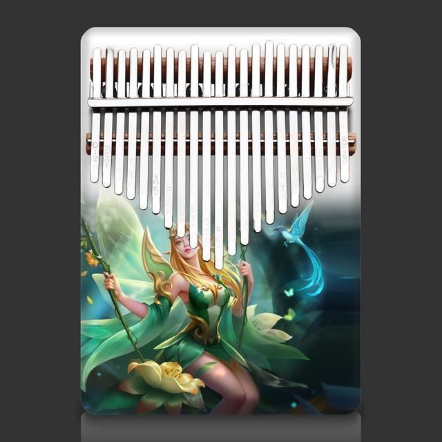 Mini 10 touches Kalimba pouce Piano cristaux acrylique Kalimba doigt Piano débutant clavier Instrument musique amoureux cadeaux
