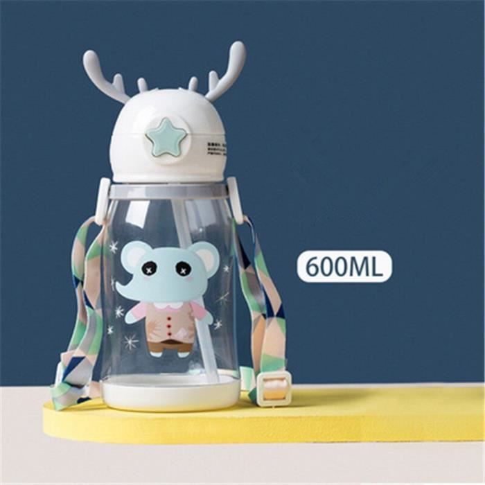 Gourde Isotherme Tiger 600ml 2WAY Avec Pochette - Design Annie - Inox