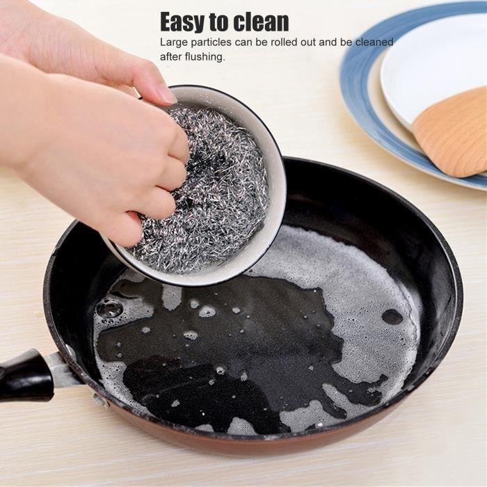 5 Ensembles Éponges à Vaisselle De Cuisine Récurer Nettoyage Billes De