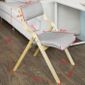 SoBuy/® FST40-HG Chaise pliante en bois avec assise rembourr/ée Bureau Chaise pliable pour Cuisine etc.