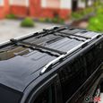 Barres de toit transversales pour Mercedes Vito Viano W639 en Aluminium noir-1