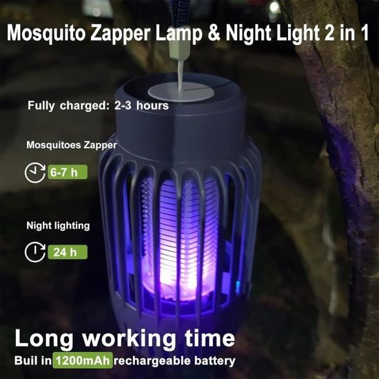 Anti Moustique Interieur, Lampe Anti Moustique Extérieur, Piège À
