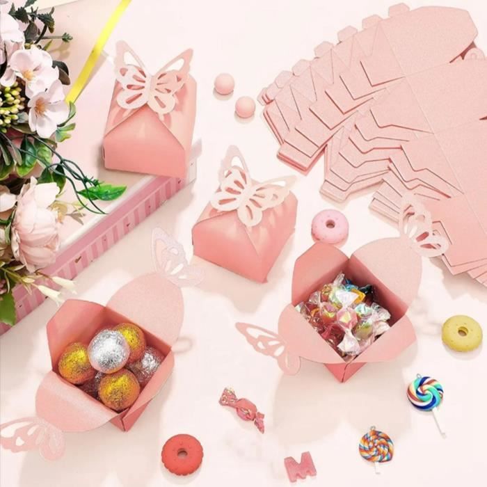 12 Boîtes à Dragées Transparentes En Forme De Tétine - Mini Boîtes Pour Bonbons, Fête De Naissance, Mariage