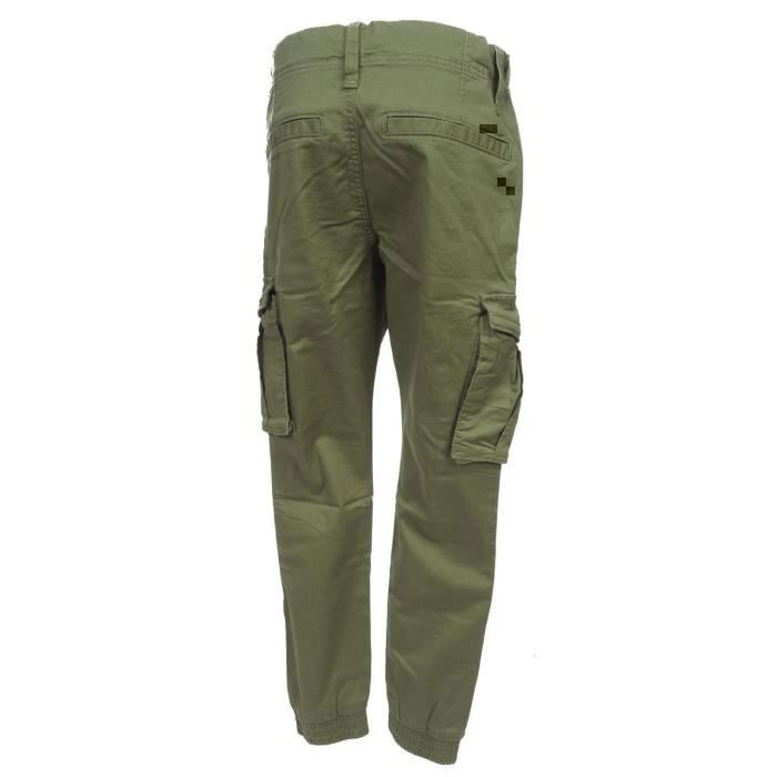 Pantalon hyperstretch Savane renforcé - Couleur : Kaki - Taille BAS