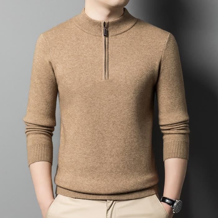 Pull avec hotsell fermeture éclair homme