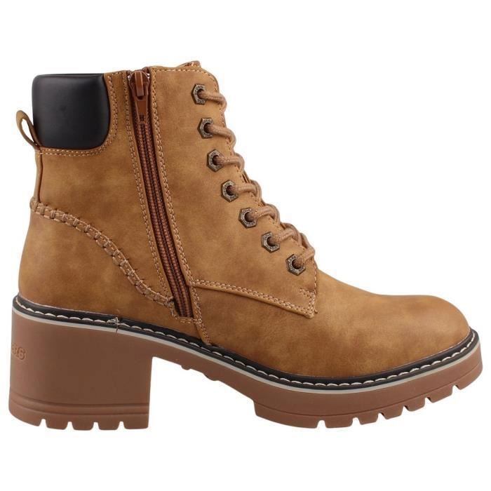 Bottines Dockers by Gerli 55GS301 630910 Femme Similicuir Marron Marron Cdiscount Chaussures