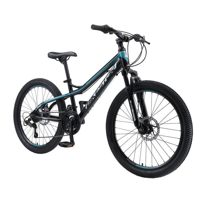 Vélo tout terrain 24 pouces évolutive pour enfants - BIKESTAR - pour garcon  et filles de 10-13 ans - Edition VTT - Noir Bleu - Cdiscount Sport