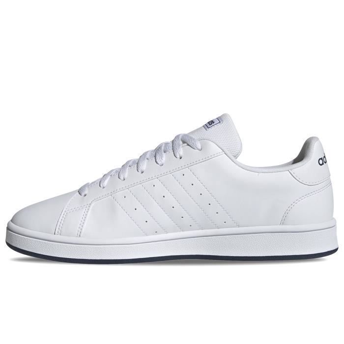 Chaussure Homme Adidas Grand Court Base FY8568 Blanc Talon
