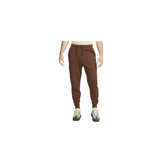 Pantalon de surv tement homme Nike TECH FLEECE Marron Taille