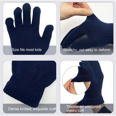 Gants Magiques Chauds Pour Enfants - Lot De 2 Paires - Motif Licorne - Taille 3-5 Ans - Extensibles Et Doux