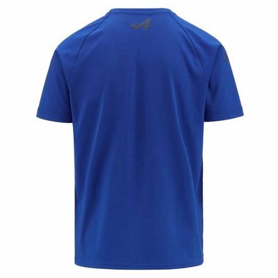 T shirt Kappa Argla BWT Alpine F1 Team Officiel Formule 1 Bleu Manches courtes Adulte Multisport