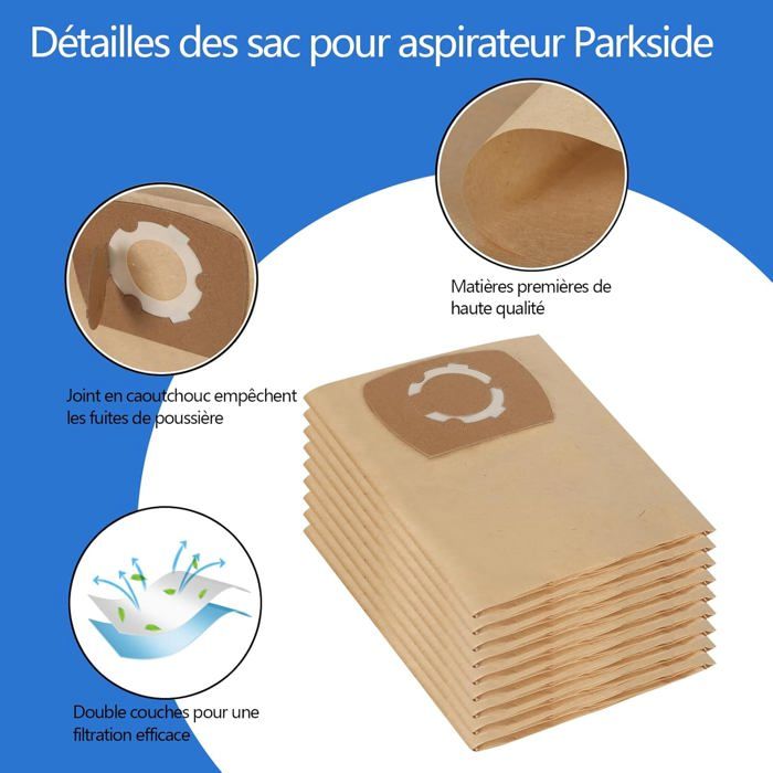 Sac Aspirateur Parkside