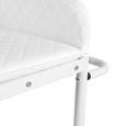 YOU. Table à langer portable & Table de massage & Table de couches serviette de bébé - Blanc - 84*72*90cm-3
