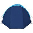 FOR Tente de camping 4 personnes bleu marine et bleu clair - Qqmora - DRG86268-3