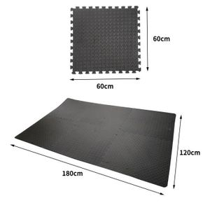 Tapis D'Entraînement Antidérapant 60x43cm Pour Mini Vélo - Protection Sol Silencieux