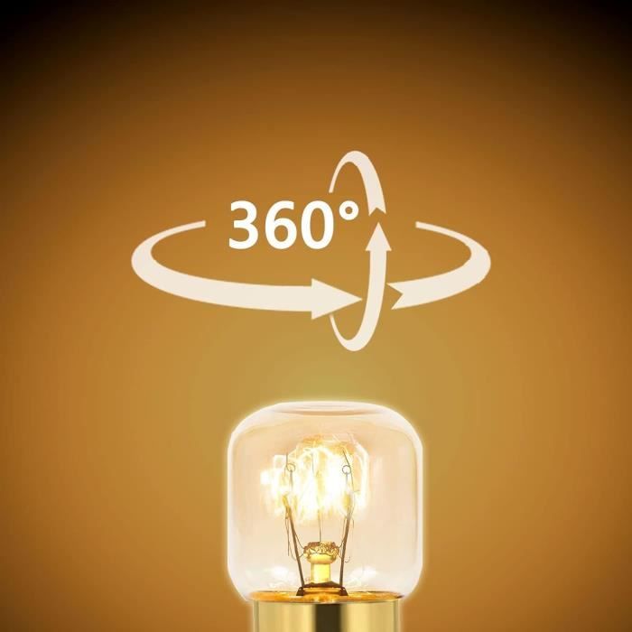 25w] Ampoule de four g9, éclairage vapeur haute température - Cdiscount  Maison
