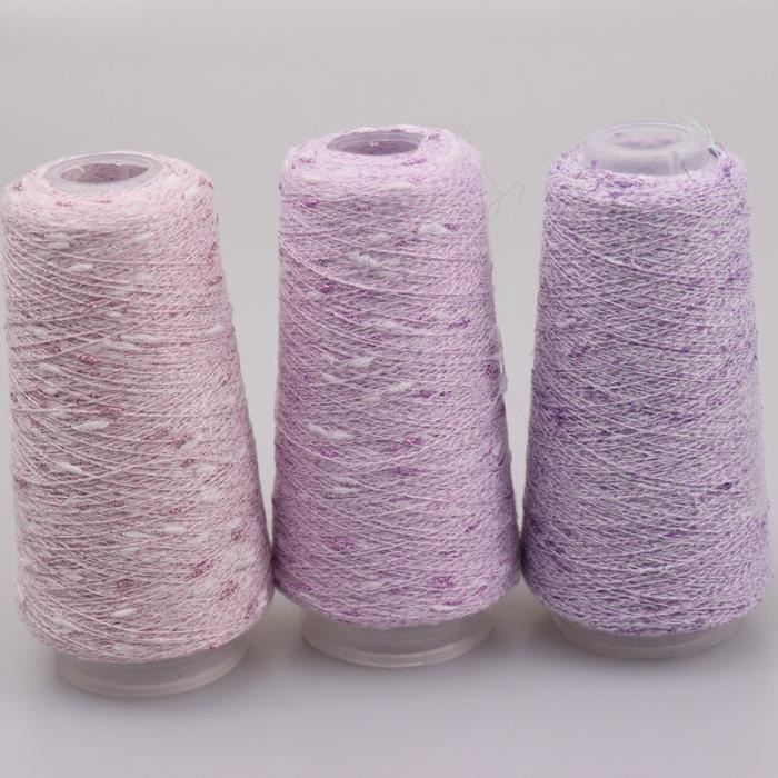 Bobine de gouttes d 39 eau 55 couleurs fil fin or argent avec laine  bricolage pour tricot de laine pull écharpe chapeau 50g 50 50