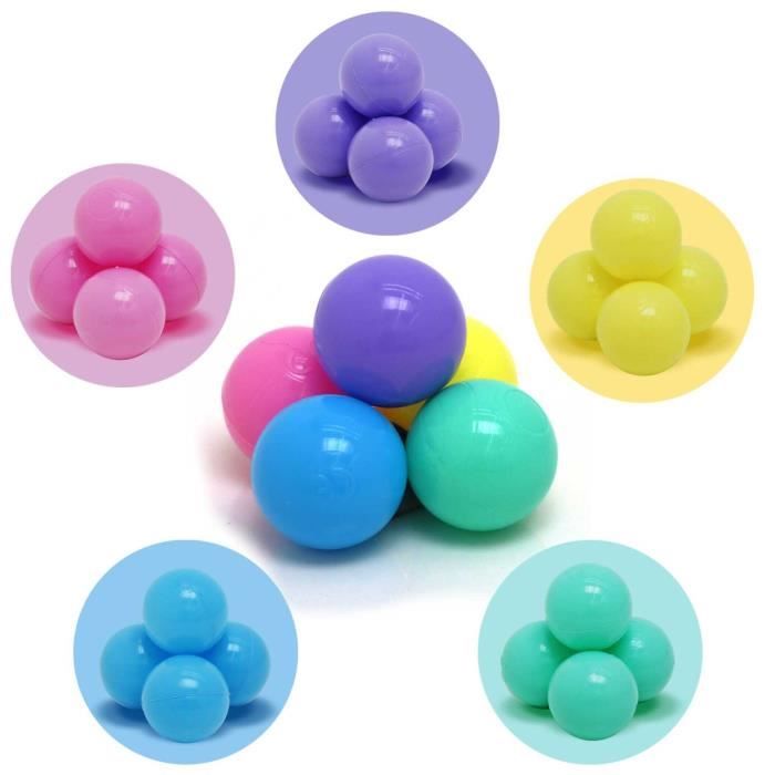 50 Balles pour Piscine a Balle Bebe 5 5cm Boule Plastique Enfant Balle de Jeu Cdiscount Jeux Jouets