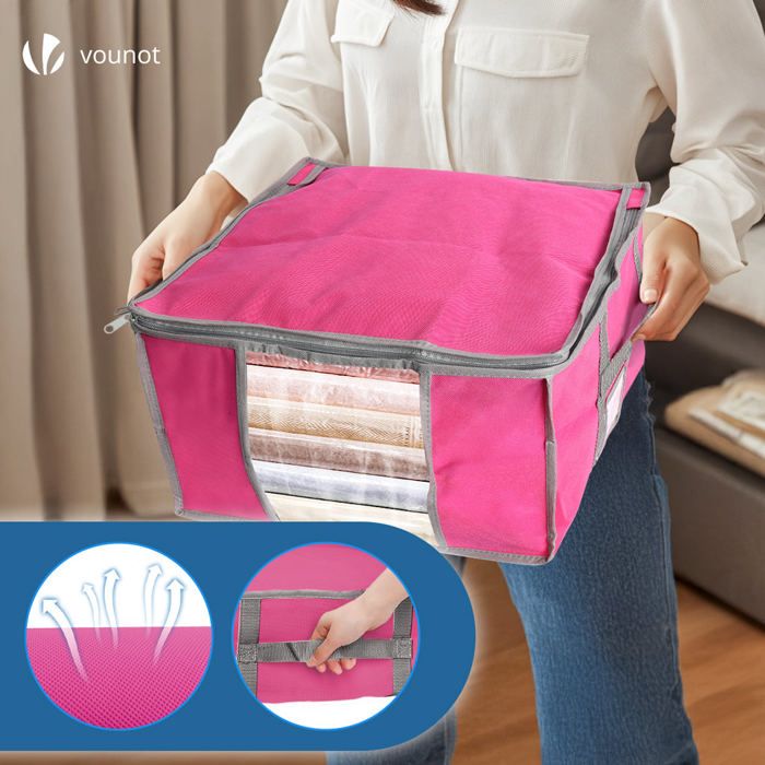 VOUNOT® Lot de housses de rangement sous vide grande capacité