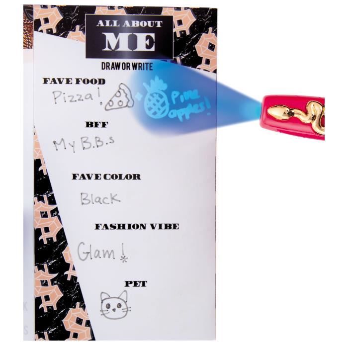 LOL Surprise OMG Fashion Journal – Journal électronique Avec Stylo Invisible, Mot De Passe Montre Et Stickers Mode