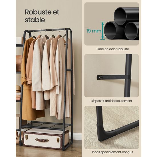 SONGICS Portant à Vêteents, Capacité De Charge 110 Kg, Porte-anteau - 3