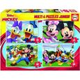Puzzle progressif Mickey - EDUCA - 18627 - 100-200 pièces - Pour enfants de 3 ans et plus-0