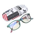 Hililand Lunettes pour lire Lunettes de lecture multifocales anti-fatigue visuelle lunettes anti-rayons bleus presbytes(+100 Vert)-0