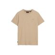 T shirt - Superdry - Homme - Vintage Emb - Marron - Coton-0