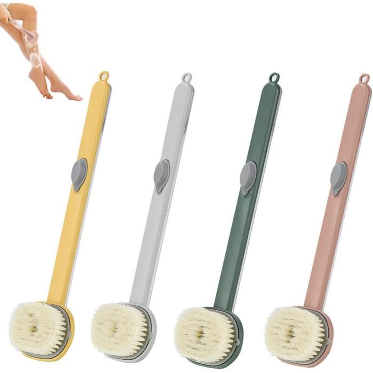 Blendura Brosse Dos Douche Long Manche, Brosse Dos Brosse Douche Brosse