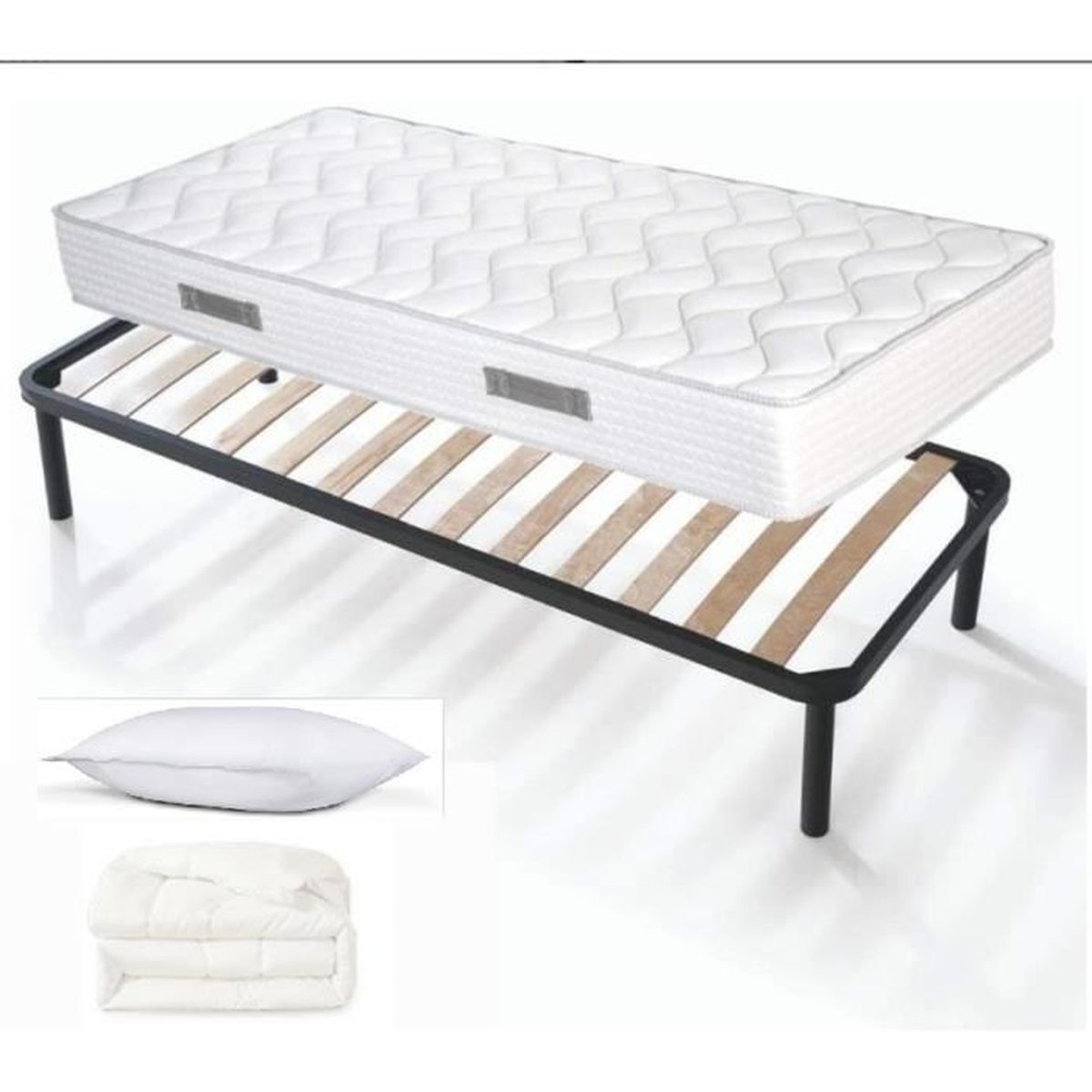 ensemble-sommier-matelas-90x190-couette-oreillers-cdiscount-maison