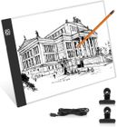 SANAG Tablette Lumineuse A4, Led Table Lumineuse Dessin Pour Diamond Painting Tableau Lumineux Ultra Mince 4Mm Luminosité Réglable,[J44]