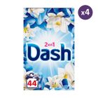 4x44 Lavages Air Frais et Fleurs Blanches - Lessive en poudre - Dash