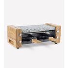 Appareil à raclette HKOENIG - WOD2 - Jusqu'à 2 personnes - Pierre à cuire - Design Bois - 350W