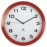 ALBA Horloge silencieuse 38cm quartz - Rouge