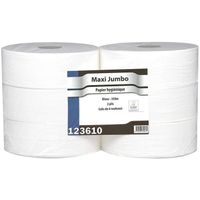 PAPIER TOILETTE Papier toilette Maxi Jumbo - 6 Rouleaux de 350 m - 2 plis - Le Pro du M&eacute;dical31