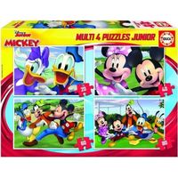 Puzzle progressif Mickey - EDUCA - 18627 - 100-200 pièces - Pour enfants de 3 ans et plus