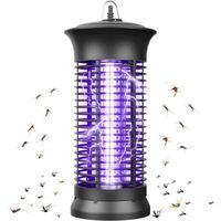 Lampe anti-moustique JIMIGO - UV 365nm - Haute tension - Noir/Blanc