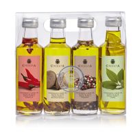 Huile d'Olive Vierge Extra ‘4 Condiments’ - La Chinata (4 x 100 ml)
