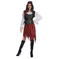 Déguisement Pirate gipsy femme - MARQUE - Blanc/Or - Feutre/Polyester - Extérieur