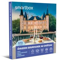 Smartbox - Évasion gourmande châteaux et belles demeures - Coffret Cadeau - 570 séjours : châteaux, manoirs, domaines ou encore