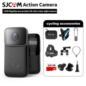 CAMÉRA SPORT Noir 128G-caméra d'action 4K 16mp, WiFi, Anti-seco