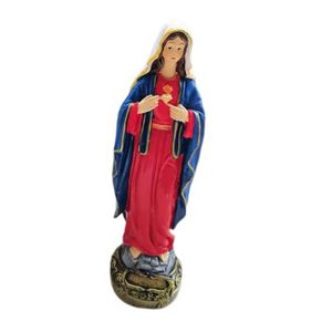 Statue de la Vierge à l'enfant de 15cm en résine