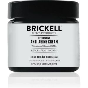 ANTI-ÂGE - ANTI-RIDE Soin De Jour - Brickell Men s Products Crème Resurfaçante Anti-âge Hommes Naturelle Biologique À C 59 Ml Non Parfumée