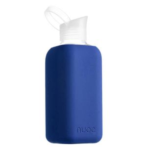 GOURDE Nuoc Gourde Bleu  en verre borosilicate réutilisable. Sans BPA, sans Phtalates. 100% recyclable