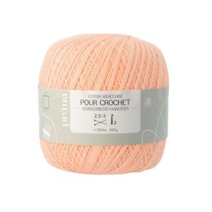 Lot De Fils Coton D'Alsace Pour Crochet - Couleur Orange, 6 à 10 Pelotes, Neuf, Fabriqué En France